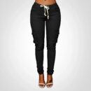 Eileen - Pantalon cargo pour femmes avec cordon de serrage