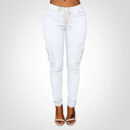 Eileen - Pantalon cargo pour femmes avec cordon de serrage