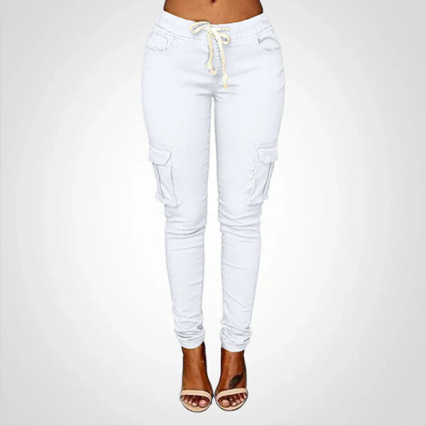 Eileen - Pantalon cargo pour femmes avec cordon de serrage – Image 4