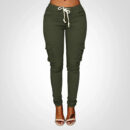 Eileen - Pantalon cargo pour femmes avec cordon de serrage