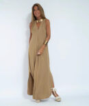 Gertrude - Ensemble robe longue et gilet moulant