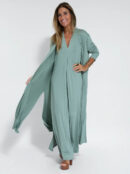 Gertrude - Ensemble robe longue et gilet moulant