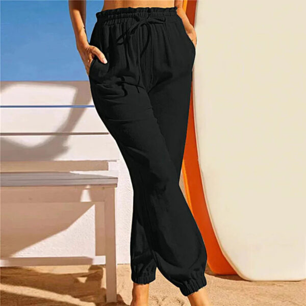 Bernadette - Pantalon femme avec cordon de serrage – Image 2