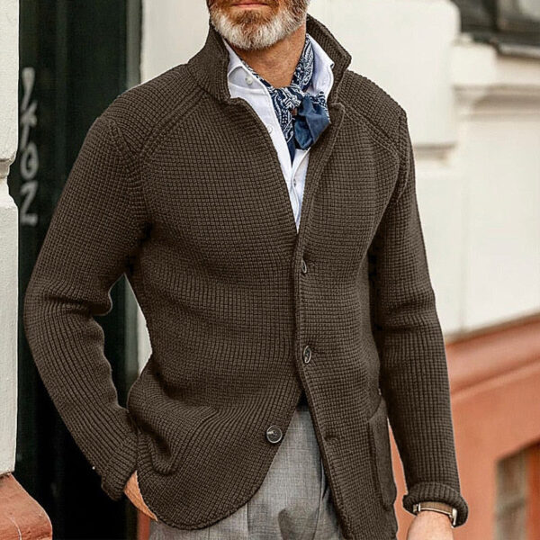 Cardigan élégant pour homme - Sigmund – Image 5