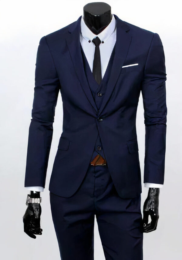Ensemble de costume 3 pièces élégant pour homme - Evert – Image 3