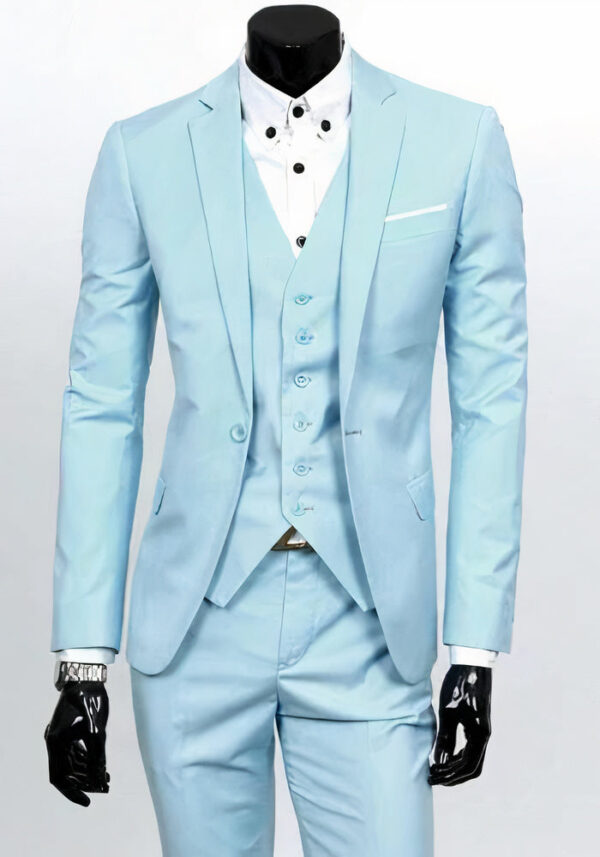 Ensemble de costume 3 pièces élégant pour homme - Evert – Image 4