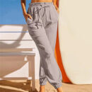 Bernadette - Pantalon femme avec cordon de serrage