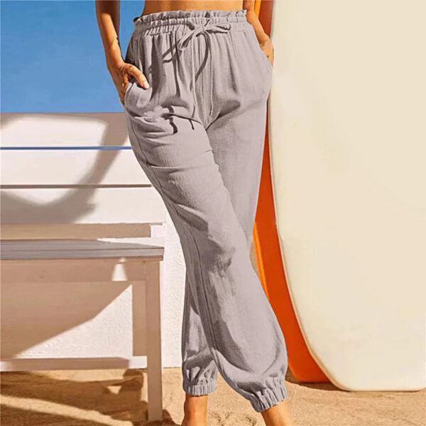 Bernadette - Pantalon femme avec cordon de serrage – Image 3
