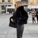 Isabelle - Manteau en fourrure véritable