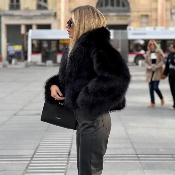 Isabelle - Manteau en fourrure véritable – Image 3