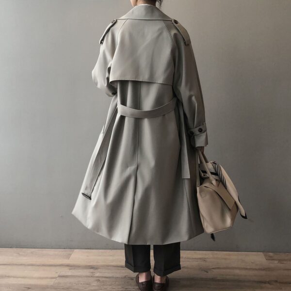 Élodie - Trench Coat Tendance avec Double Rangée de Boutons – Image 3