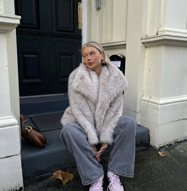 Isabelle - Manteau en fourrure véritable – Image 2