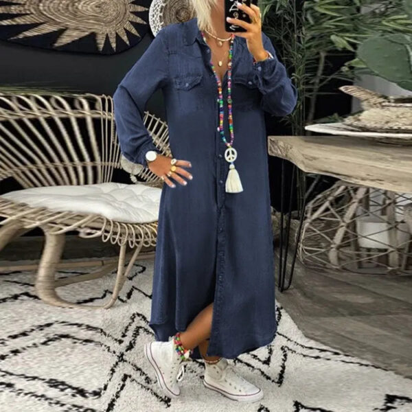 Johanna - Robe en jean pour femme – Image 3
