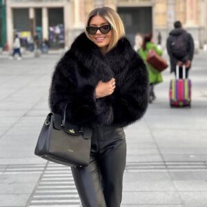 Isabelle - Manteau en fourrure véritable