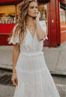 Edna - Robe blanche en dentelle