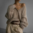 Esther - Cardigan col V en cachemire