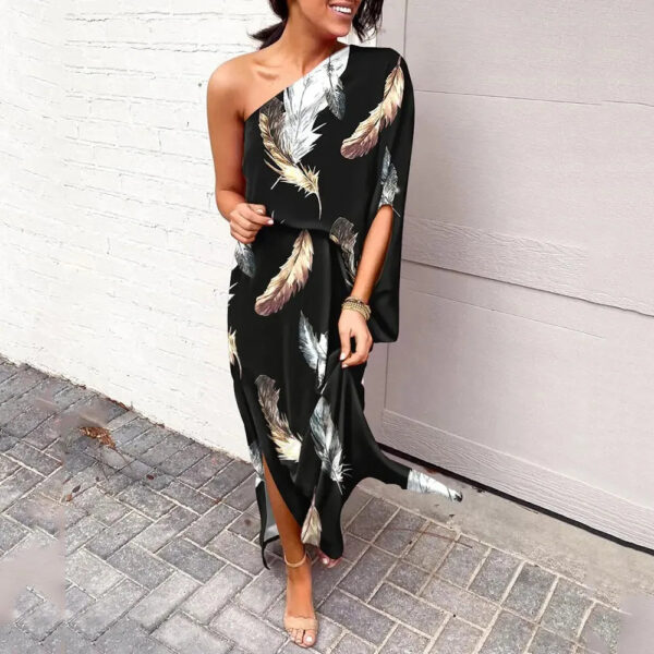 Annabel - Robes à épaules diagonales – Image 3