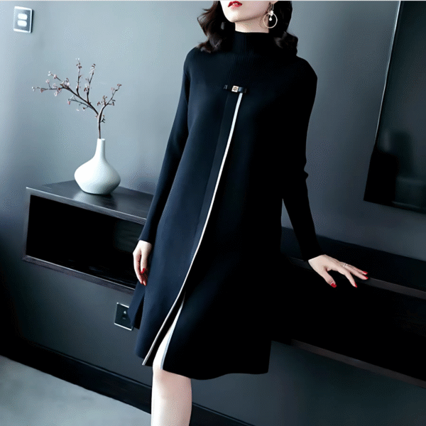 Connie - Robe en tricot vintage jusqu'aux genoux – Image 2
