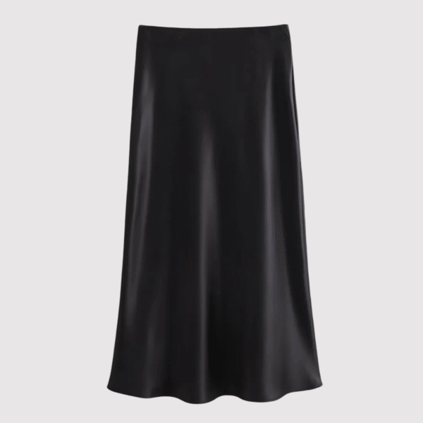 Elsie - Jupe longue en satin – Image 5