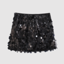 Cordelia  - Jupe mini à paillettes élégante