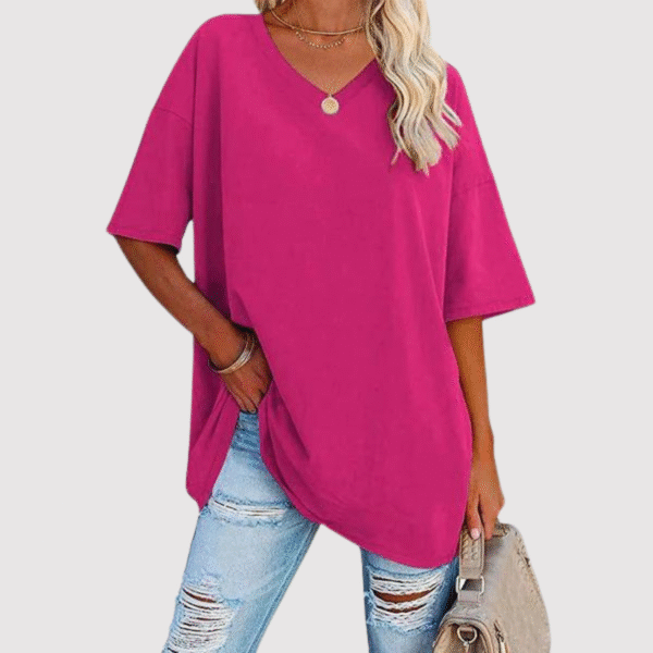 Enid - T-shirt avec col en V – Image 2