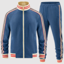 Ensemble survêtement et pantalon de sport rayé pour hommes