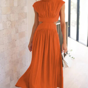Catharina - Robe longue plissée pour femmes