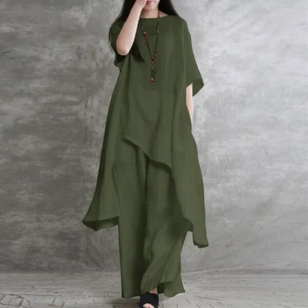 Beatrice - Ensemble de linge de maison pour femmes en coton – Image 3