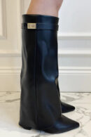 Elisara - Bottes en daim hautes de haute qualité