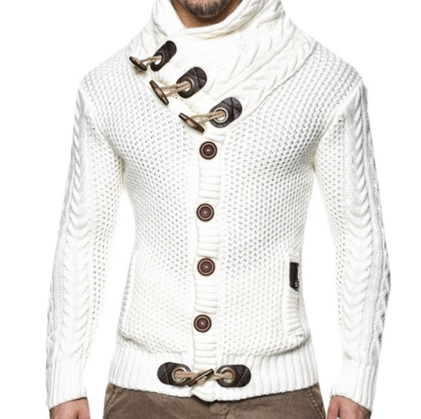 Gilet à col roulé Mats - Gilet élégant et décontracté pour hommes – Image 2