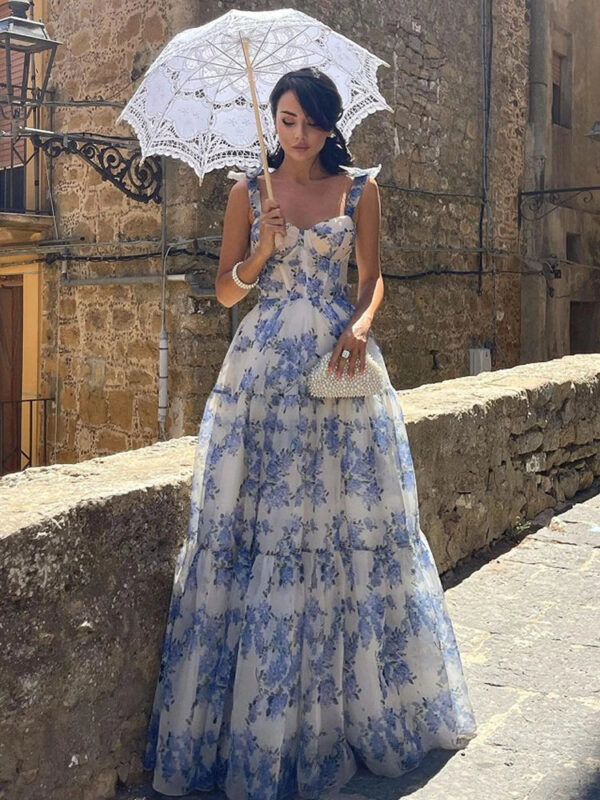 Betsy - Vintage sans manches Robes longues élégantes