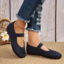 Elva - Chaussures plates tissées respirantes pour femmes