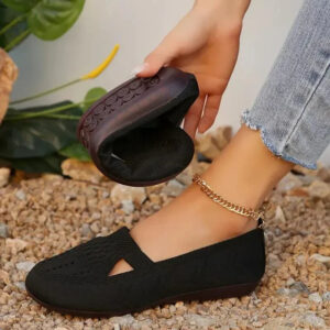 Elva - Chaussures plates tissées respirantes pour femmes