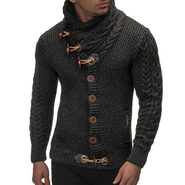 Gilet à col roulé Mats - Gilet élégant et décontracté pour hommes – Image 7