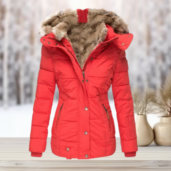 Eulalia - Manteau d'Hiver Luxueux avec Fourrure et Capuche – Image 7