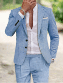 Costume élégant en lin pour homme - Carlo