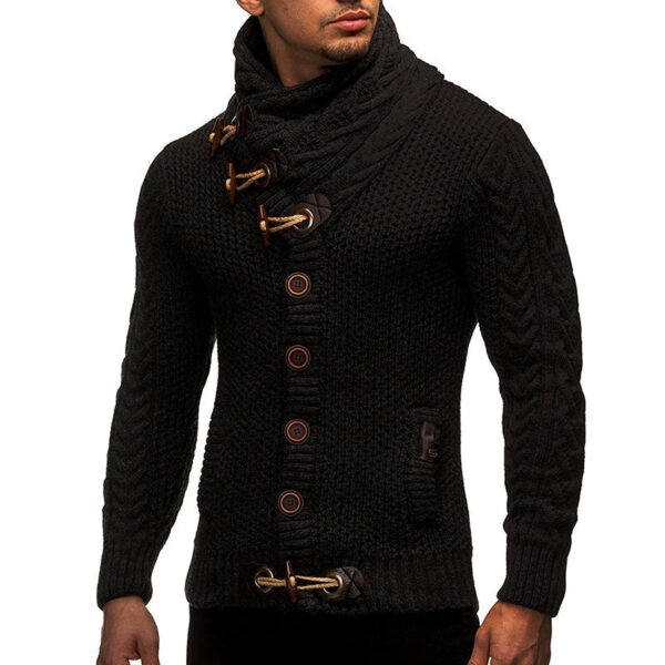 Gilet à col roulé Mats - Gilet élégant et décontracté pour hommes – Image 4