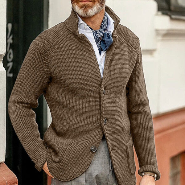 Cardigan élégant pour homme - Sigmund – Image 4