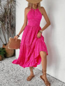 Charlene - Robe d'été chic à bretelles dos nu