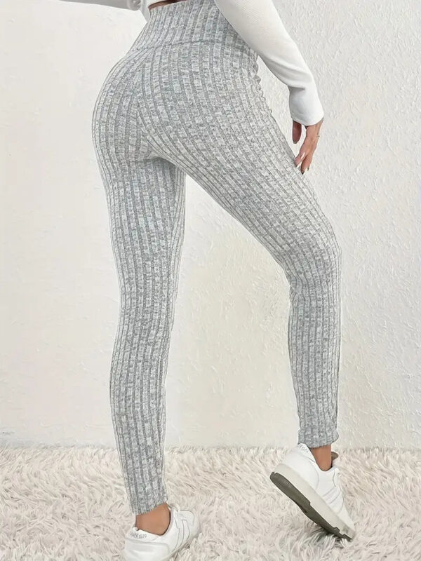 Celia - Leggings taille haute élégants doublés de polaire pour femmes – Image 6
