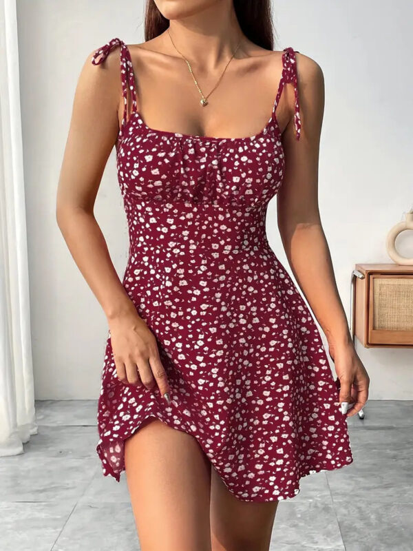 Edwina - Robe sans manches à imprimé floral – Image 2