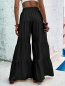 Ardella - Pantalon large à ourlet volant pour femmes