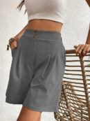 Agatha - Short taille haute à jambes larges