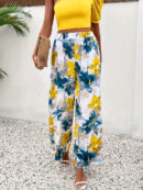 Clarice - Pantalon large à motif floral pour femme