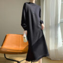 Martha - Robe élégante en maille avec franges