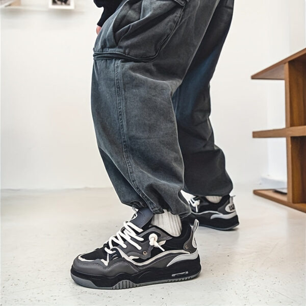 Hanz - Chaussures de sport décontractées à motifs géométriques – Image 5