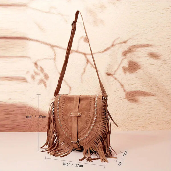 Annemarie - Sac à bandoulière avec pompon – Image 6