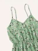 Ardelia - Robe à bretelles spaghetti et col en V à imprimé floral pour femme
