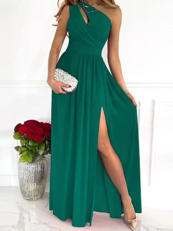 Grace - Robe longue à une épaule – Image 5