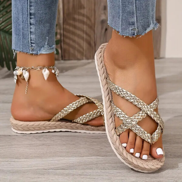 Greta - Sandales plates pour femmes – Image 4